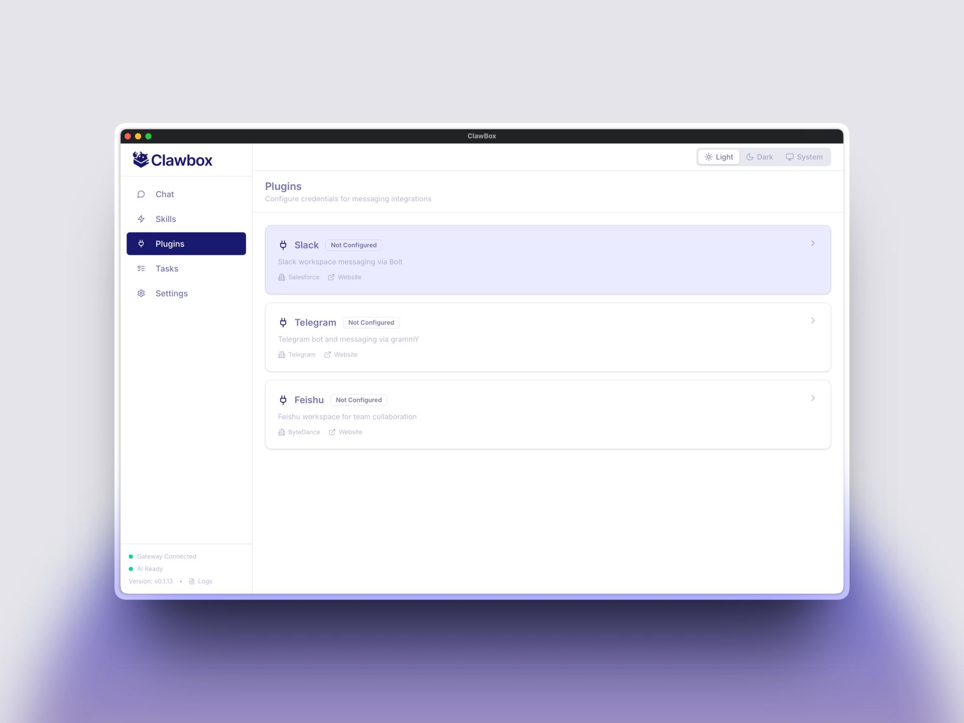 Clawbox—No CLI. Just Download & Chat.